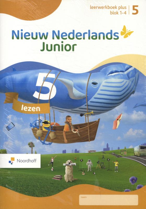 Nieuw Nederlands Junior lezen Leeswerkboek 5 SET