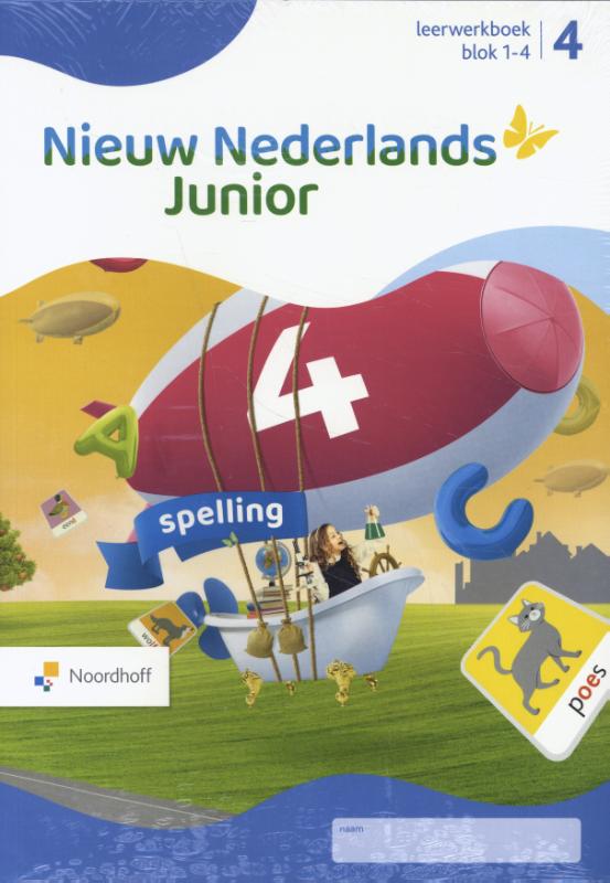 Nieuw Nederlands Junior Spelling leerwerkboek groep 4 set