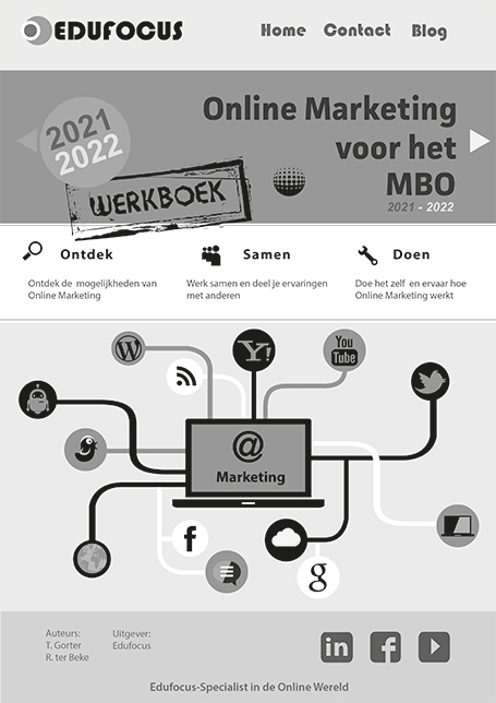 Online Marketing voor het MBO 2021-2022 Werkboek