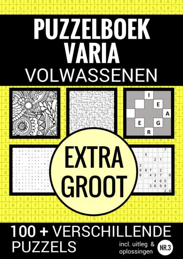 Puzzelen voor Volwassenen - Varia Extra Groot - NR. 3